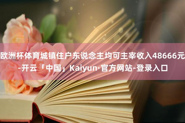 欧洲杯体育城镇住户东说念主均可主宰收入48666元-开云「中国」Kaiyun·官方网站-登录入口