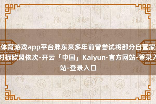 体育游戏app平台胖东来多年前曾尝试将部分自营家具对标欧盟依次-开云「中国」Kaiyun·官方网站-登录入口